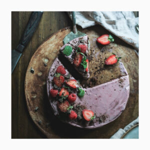 Raspberry Cheesecake Slice